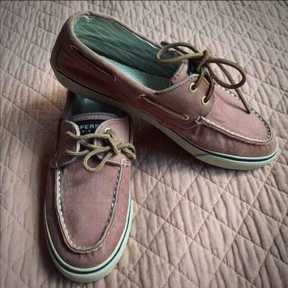 Pink Sperry nautical shoes, size 8.5 W - Picture 2 of 15